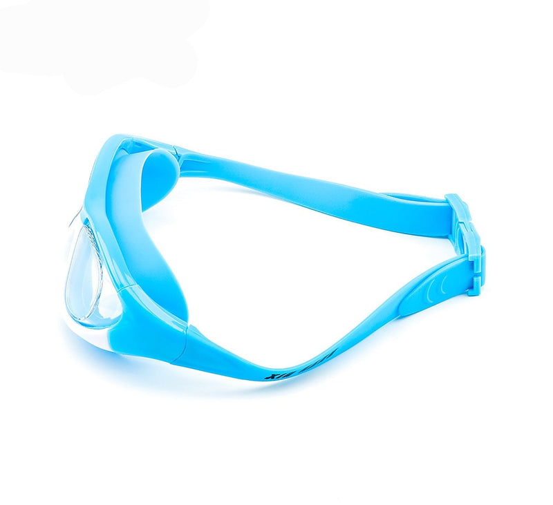 June Sports Swim Goggles for Kids (3-15 Year Old), Waterproof Swimming Google Large Frame UVA/UVB Teens Boys Girls SG28 Light Blue - NewNest Australia