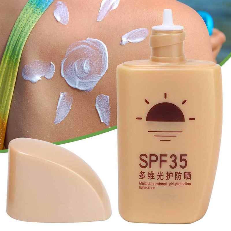 30 g SPF 35+ Sunscreen Optimum Protection, Golden Tinted Cream Limits Hyperpigmentation and Protects Scars, Moisturizing Waterproof Sunblock Cream - NewNest Australia