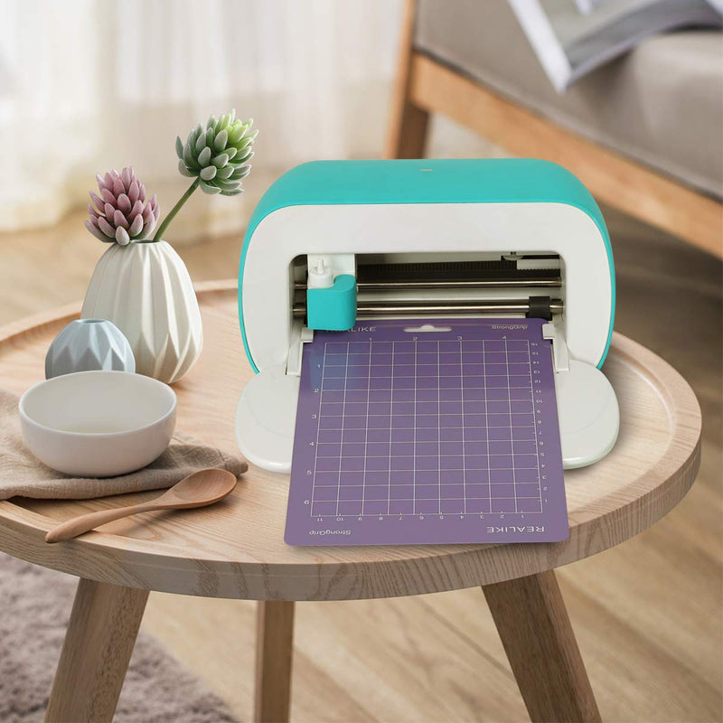 REALIKE Cutting Mat for Cricut Joy 4.5” X12” 4.5”X6.5” ( StandardGrip, LightGrip, StrongGrip 6 Mats ), Variety Adhesive Cutting mats for Cricut Joy Accessories Variety-1 for cricut joy (6 pack) 4.5"X12"+4.5"X6.5"-VarietyGrip - NewNest Australia