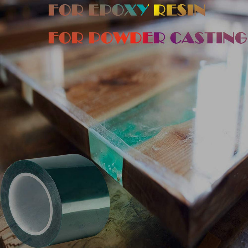 Resin Tape for Epoxy Resin Molding,Traceless Silicone Thermal Adhesive Tape for Making River Tables Hollow Frame Bezels Epoxy Resin Craft Pendant(164ft) - NewNest Australia