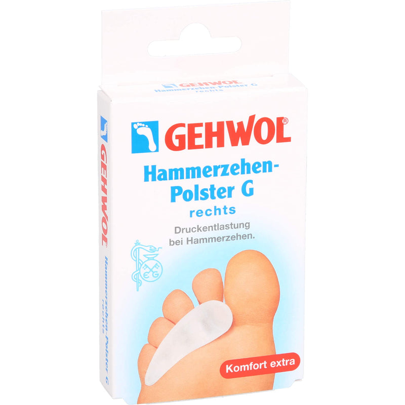 GEHWOL polymer gel hammer toe pad G right 1 piece - NewNest Australia