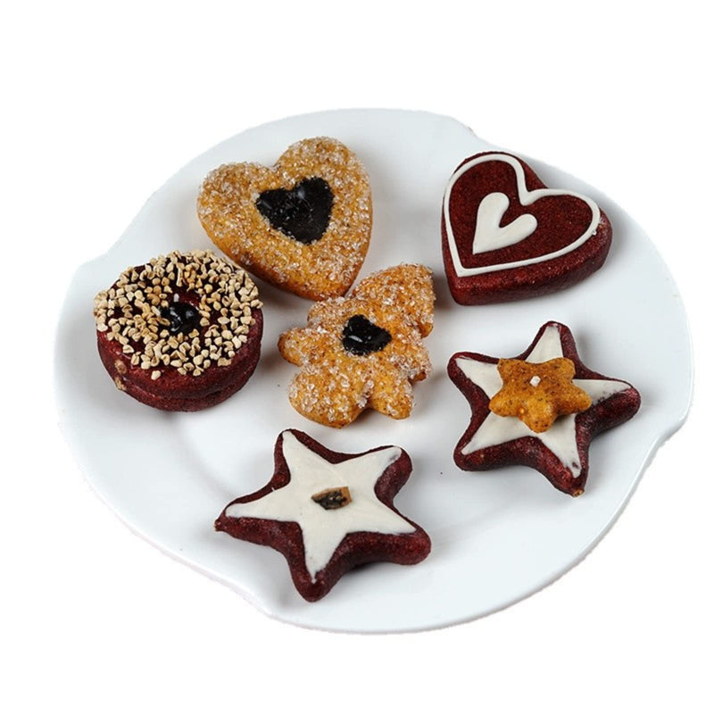SurpriseSeptember Artificial Fake Biscuits, 6-Piece Realistic Chocolate chip Cookie Set, Simulation Food, Dessert, Party, Home Decoration Toy Prop Model - NewNest Australia