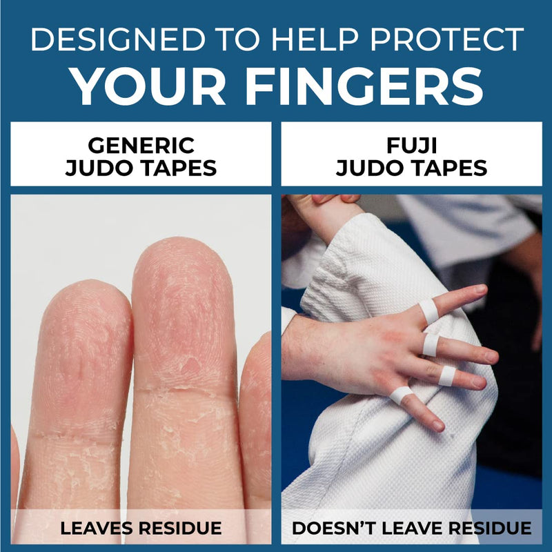 Fuji- Jiu-Jitsu and Judo Finger Tape with Case (6 Rolls) White - NewNest Australia