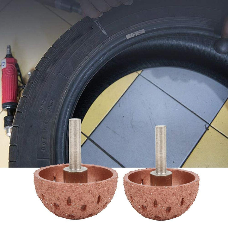 2PCs Tungsten Carbide Buffing Wheels of Different Sizes, Tungsten Steel Bowl Type Tire Repair Grinding Head Rotary Tools with 6mm Shank - NewNest Australia