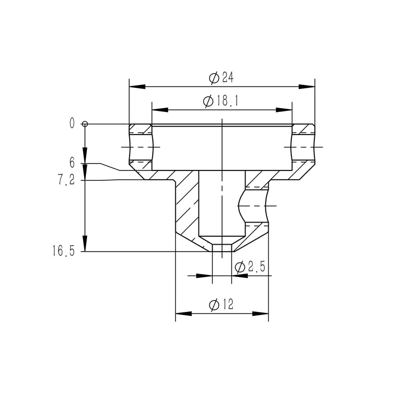 Genmitsu 6mm Air Assist Nozzle for 4mm Hose, Laser Engraver and Cutter Air Assist Upgrade for Increased Laser Power and Clean Finish - NewNest Australia