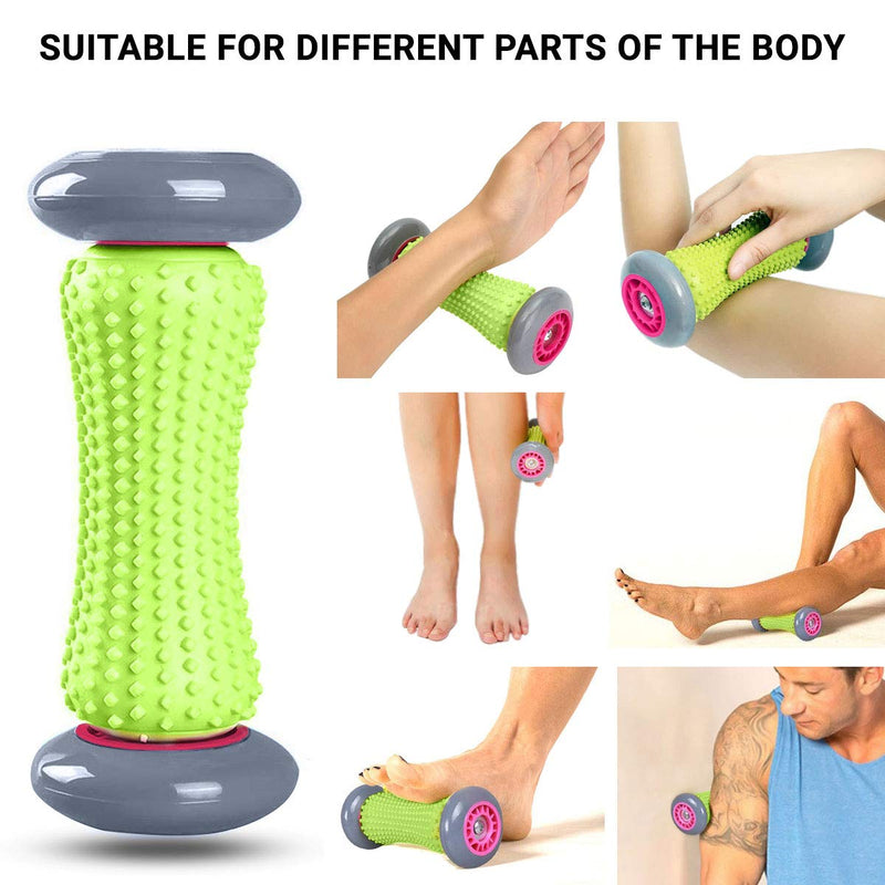 ROMIX Foot Massage Roller, Deep Tissue Trigger Point Muscle Roller Stick to Relieve Pain and Stress Plantar Fasciitis Recovery Therapy Tool Foot Massager for Tight Muscles, Feet, Hands, Arms, Legs - NewNest Australia
