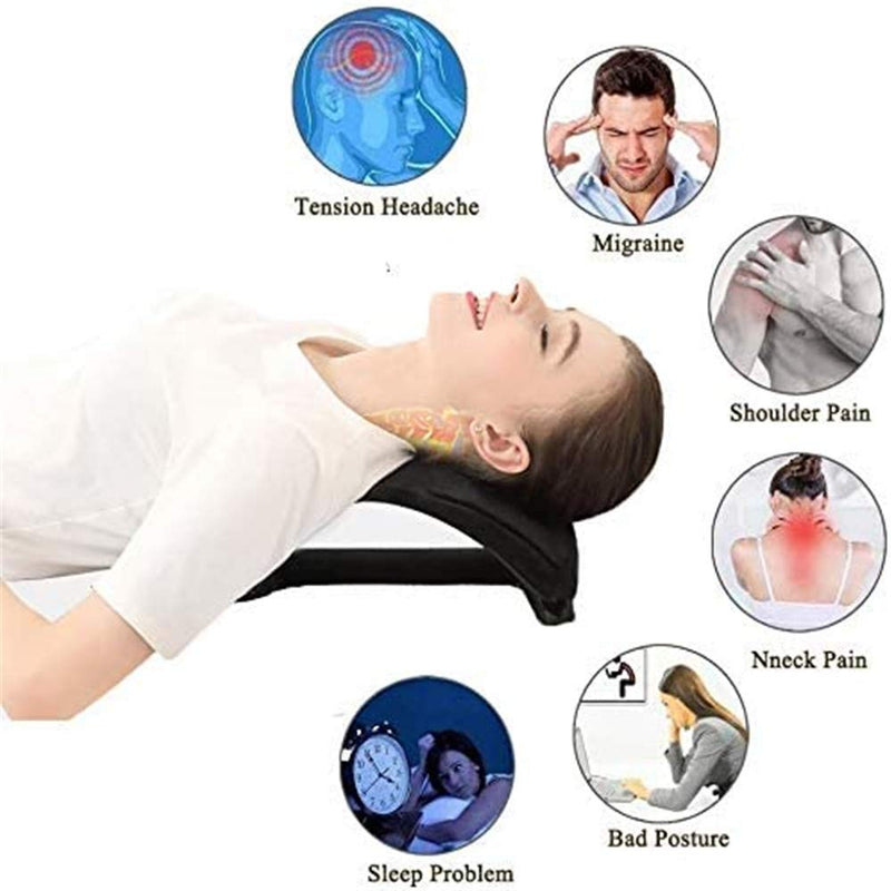Ygmxzl Back Stretcher For Posture Correction, Neck And Shoulders Relaxer, Traction Cushion, Head And Neck Massager For Posture Correction And Back Pain Relief - NewNest Australia