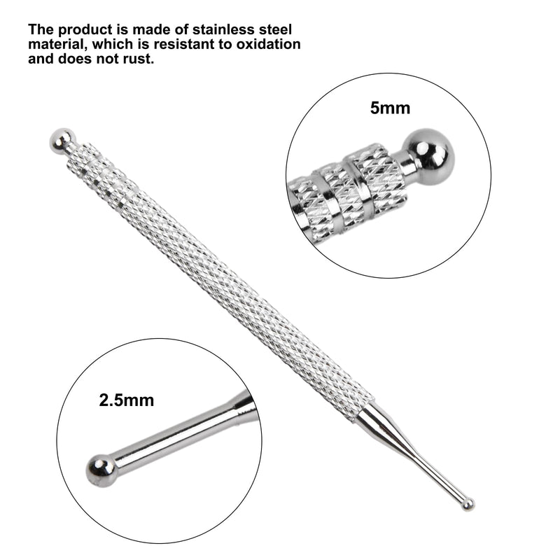 Pack Of 2 Acupressure Pen, Acupressure Stick, Acupuncture Pen Made Of Stainless Steel, Retractable Acupuncture Sticks, Meridian Pen, Massage Pen, Acupuncture Needles For Pain Relief - NewNest Australia