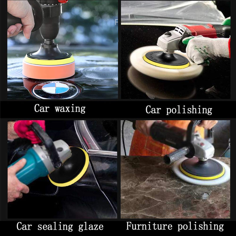 HIFROM 5-Inch/125mm Hook & Loop Backing Pad Orbital Sander Polisher Sanding Pad M14 Drill Adapter (2-Pack) 2pcs (5" Pad) - NewNest Australia