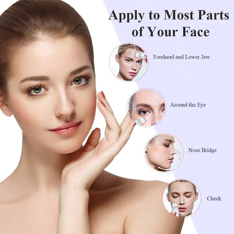 Skin Scrubber, ANLAN Ultrasonic EMS Ion Exfoliating Device Face Cleanser and Blackhead Remover Pores Cleaning Wrinkle Remover Comedone Extractor Skin Care With 4 Modes USB Rechargeable White-1 - NewNest Australia