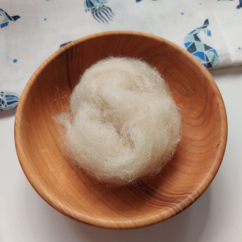 Gr√Únspecht Organic Fat Wool For The Care Of Sensitive Baby Bottoms And Stressed Nipples, Sheep'S Wool With A High Lanolin Content, Resealable Dispenser Box (638-00) - NewNest Australia