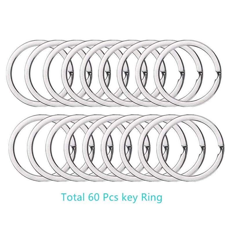 IPXEAD 120PCS Premium Swivel Lanyard Snap Hook with Key Rings, Metal Hooks Keychain Hooks for Lanyard Key Rings Crafting - NewNest Australia