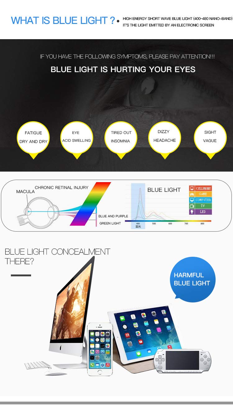 MIGOO Classic Round Blue Light Filter Glasses Without Strength Metal Frame Retro Glasses Frames Nerd Glasses Unisex (Men/Women) Gold Anti-blue Light - NewNest Australia