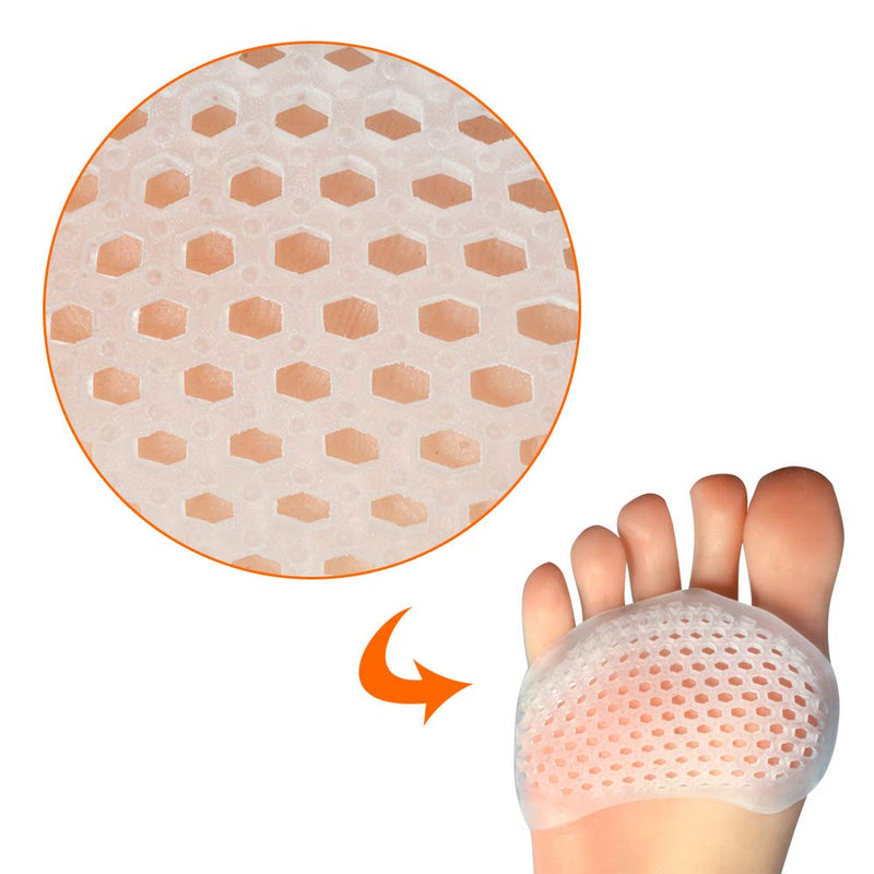 Hoogoo Toe Pads Ball of Toe Cushions Metatarsal Pads Ball of Foot Pads Mortons Neuroma Callus Metatarsal Foot Pain Relief Bunion Forefoot Cushioning Relief Women - NewNest Australia