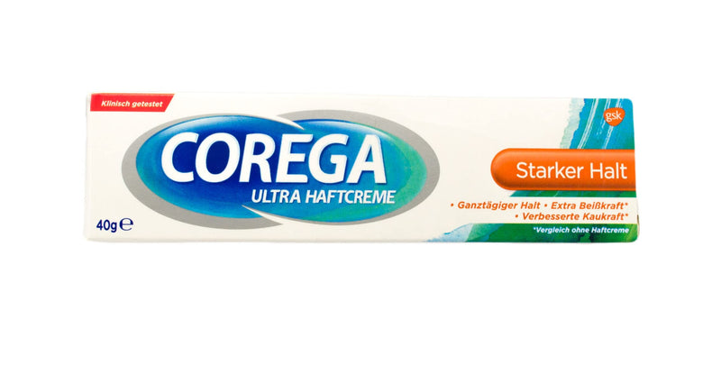 Corega adhesive cream ultra strong hold 40ml, 6 pieces. - NewNest Australia