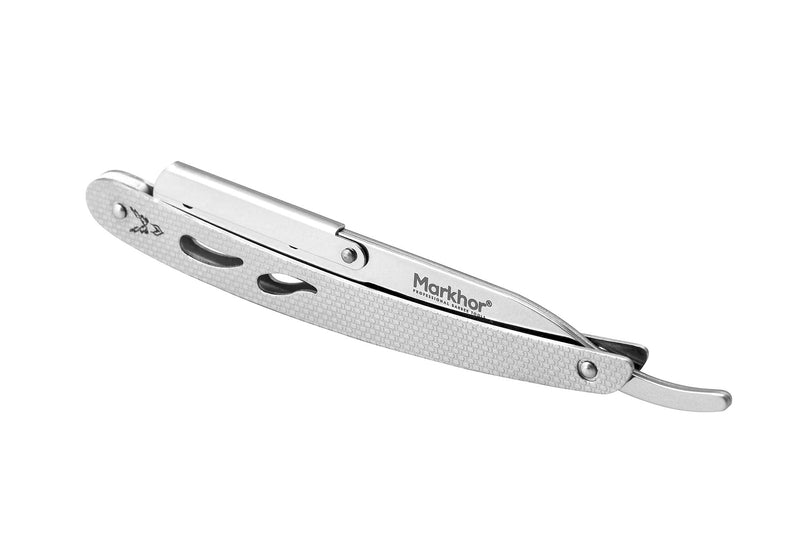 Markhor® Cut Throat Razor Kit, Stainless Steel Straight Razor - Professional Barber Razor, Premium Quality Straight Edge Razor, Moustache & Beard Shaving Razor, Single Blade Razor - NewNest Australia