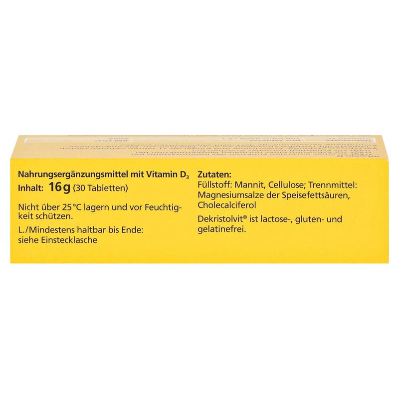 Dekristolvit D3 4000 IU - tablets, 30 pieces - NewNest Australia