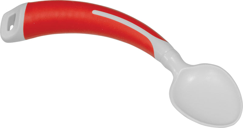 Aidapt Curved/Angled Spoon (Left Handed) for use by The Elderly, Those with a Poor Grip or Limited Wrist Movement and Those Suffering with Parkinson's Disease and Arthritis. More Comfortable Dining - NewNest Australia
