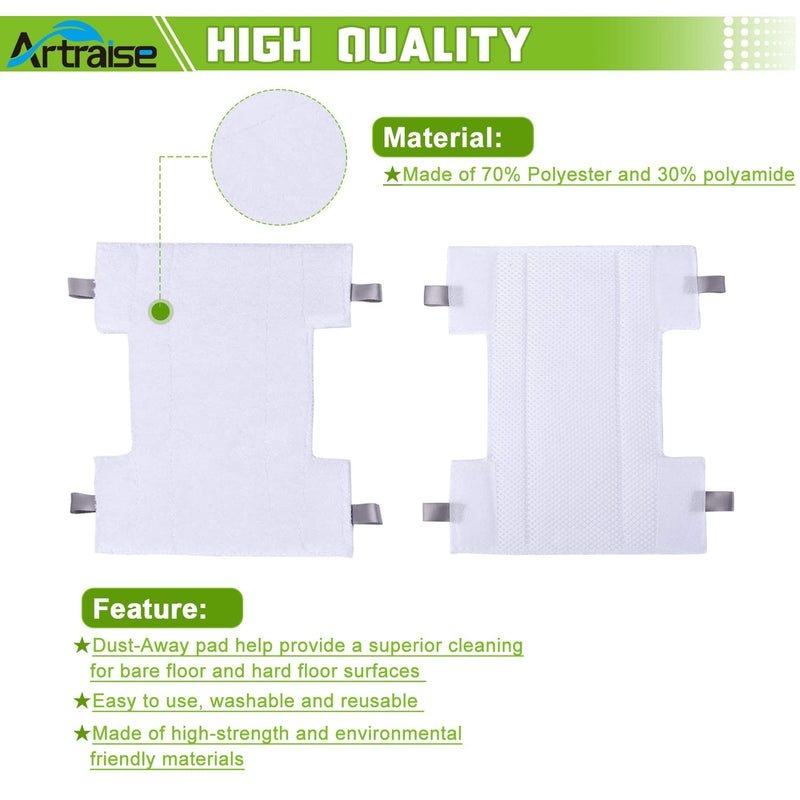 6Pack Dust-Away Micro-fiber Hv300 Series Pads kit for Shark Dust-away, Rotator, Navigator Lift-away Pro Vacuum, Ultra Light Stick Vacuum HV300-6P - NewNest Australia