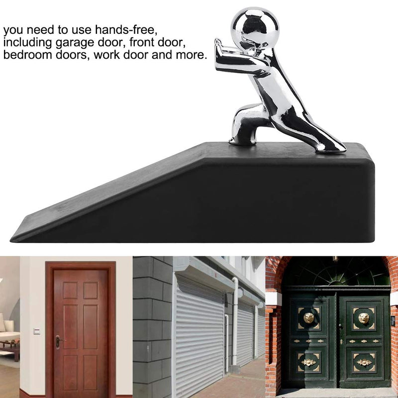 Door Stopper, Zinc Alloy Little and Man with Non-slip Rubber Bases Door Stop Safe Anti-collision Door Stopper Novelty Decorative - NewNest Australia