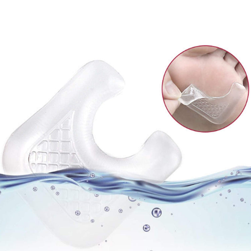 10 Pieces Waterproof Toe Cushions Pads, U-Shaped Gel Callus Pads from Rubbing, Reusable Callus Cushions - NewNest Australia