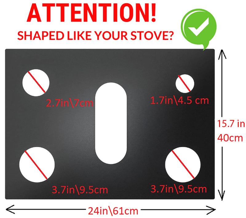 Skywin Reusable Gas Range Protectors - Non Stick Stove Protector for Gas Range - Washable Liner for Samsung Gas Range - NewNest Australia