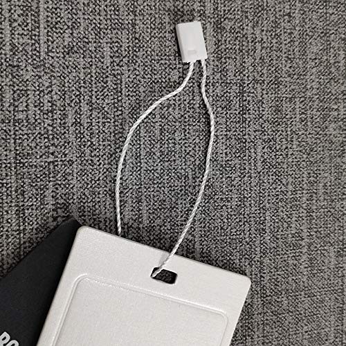 950 PCS White String Hang Tag Fasteners CSC@C White Nylon String White Hanging String White String Hang Tag String with Push Locker String Snap Lock White Tag Strings White 2 Small - NewNest Australia
