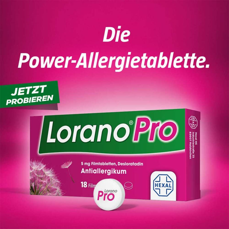 LORANO®PRO 5 mg film-coated tablets 18 pieces – the power allergy tablet - NewNest Australia