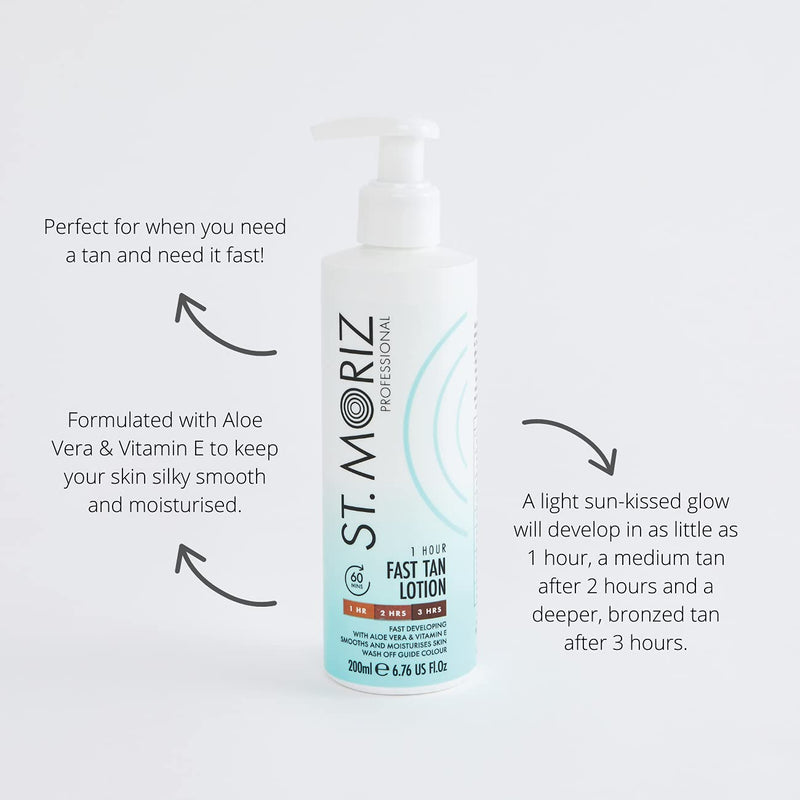 ST. MORIZ Original Instant Tanning Mousse Fast Drying Vegan Fake Tan, Medium, 200 ml - NewNest Australia