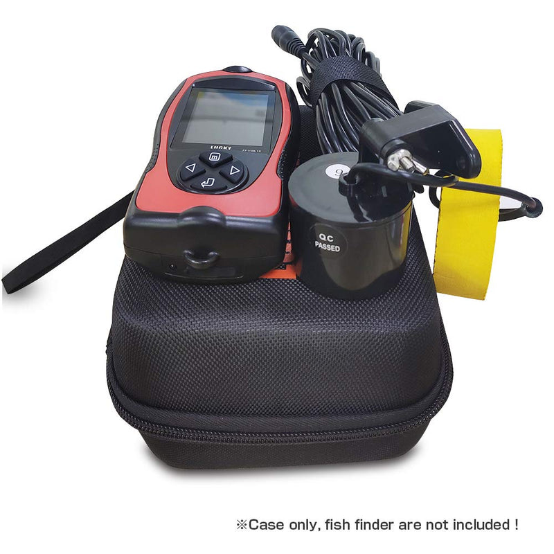 LUCKY Hard Travel Case for LUCKY/LUCKYLAKER Handheld Fish Finder Boat Sonar Fishing Finders Transducer Kayak Fish Finder Waterproof for Ice Fishing - NewNest Australia