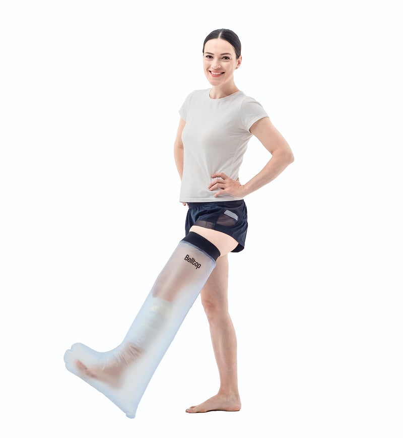 Long Waterproof Leg Protector For Plaster Bandages (Bath Or Shower). Reusable, Non-Slip And Waterproof Dry Bandage Cover: Fracture (Crutches), Wound, Burn Or Tattoo - NewNest Australia