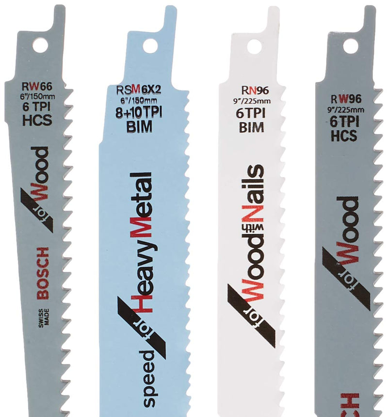 Bosch RAP7PK 7-Piece Reciprocating Saw Blade Set - NewNest Australia