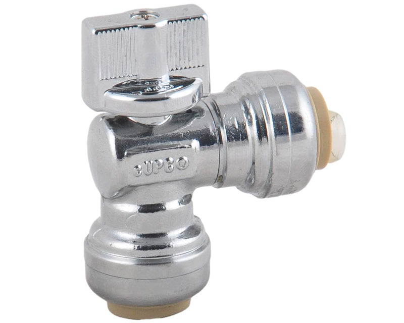 Push Fit Angle Stop Valve ,1/4 Turn 1/2-in Ptc x 1/2-in Ptc Lead Free Brass Angle Stop Valve Shut Off Valve ,Lead Free Brass Chrome Plated Angle Water Supply Stop (2-Pack) 2 1/2"PFx1/2"PF - NewNest Australia