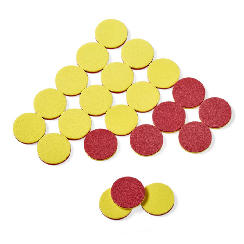 hand2mind Foam Two-Color Counters, Red and Yellow Counters, Counting Manipulatvies, Math Counters for Kids, Counting Chips, Math Manipulatives, Math Bingo Chips, Counters for Kids Math (Pack of 200) Original Version - NewNest Australia