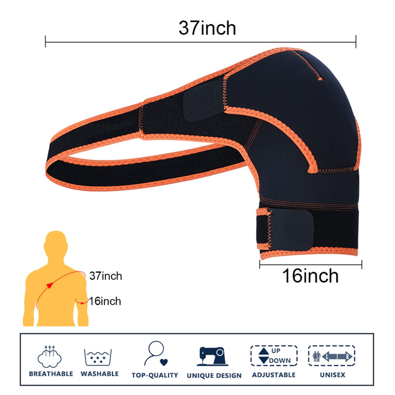 Shoulder Brace For Men And Women, Adjustable Shoulder Brace, Shoulder Support For Protection, Bandage Shoulder Right Left Compression Adjustable Shoulder Protection Shoulder Strap - NewNest Australia