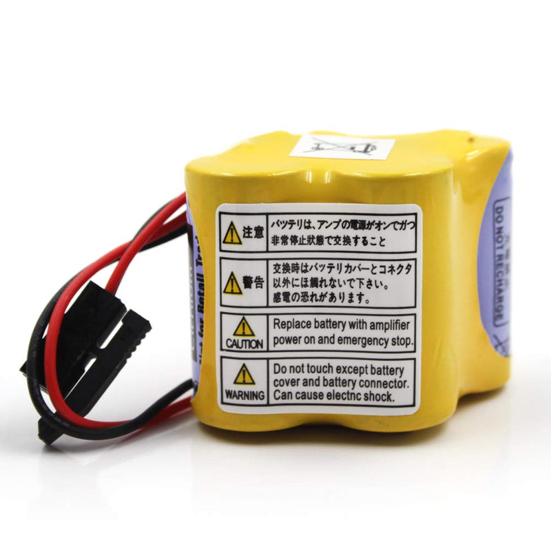(3-Pack) BR-2/3AGCT4A 6V 4400mAh Replacement Battery for Panasonic FANUC A98L-0031-0025, CUSTOM-107, SHS749, ALIT0138, LIT0138 (Black Connector) Black Connector - NewNest Australia