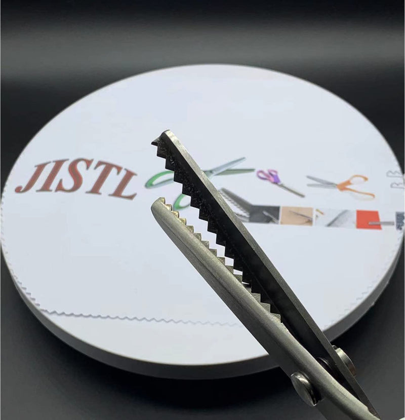 JISTL Green Pinking Shears Comfort Grips Professional Dressmaking Pinking Shears Crafts Zig Zag Cut Scissors Sewing Scissors,Professional Handheld Dressmaking - NewNest Australia