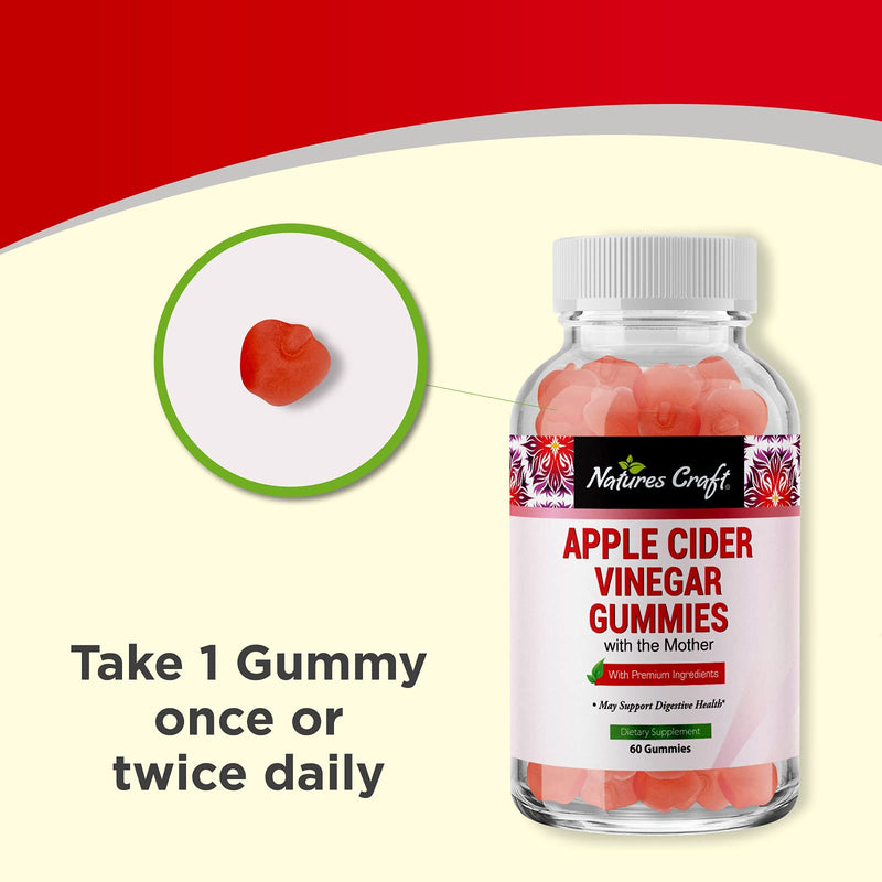 ACV Apple Cider Vinegar Gummies - Natural Energy Supplement ACV Gummy with Mother for Body Cleanse Immune Support and Gut Health - Apple Cider Vinegar with The Mother - NewNest Australia