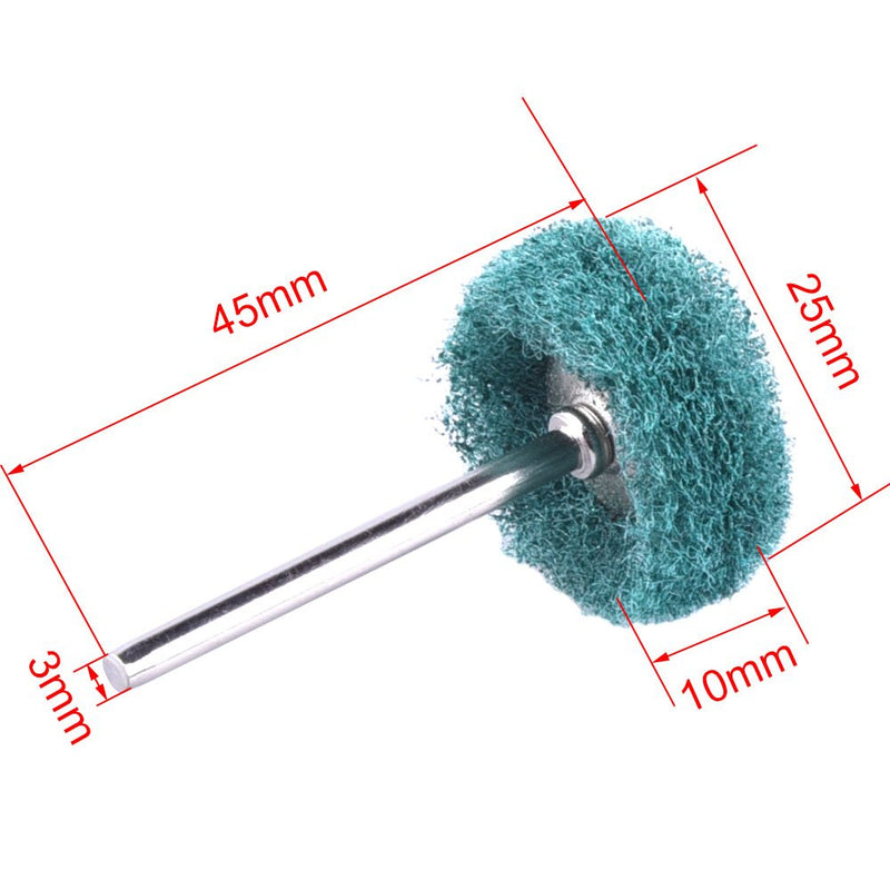 AUSTOR 60 Pieces 1 inch Abrasive Wheel Buffing Polishing Wheel Set 4 Grits Polishing Wheel with Free Box for Dremel Rotary Tool - NewNest Australia