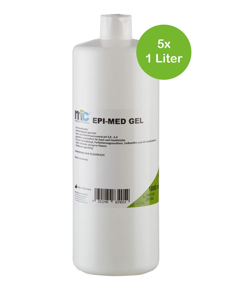5 x 1 liter Epi-Med contact gel IPL gel for IPL treatment IPL contact gel - NewNest Australia