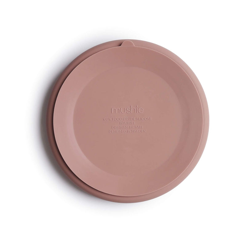 mushie Silicone Suction Plate | BPA-Free Non-Slip Design (Blush) Blush - NewNest Australia