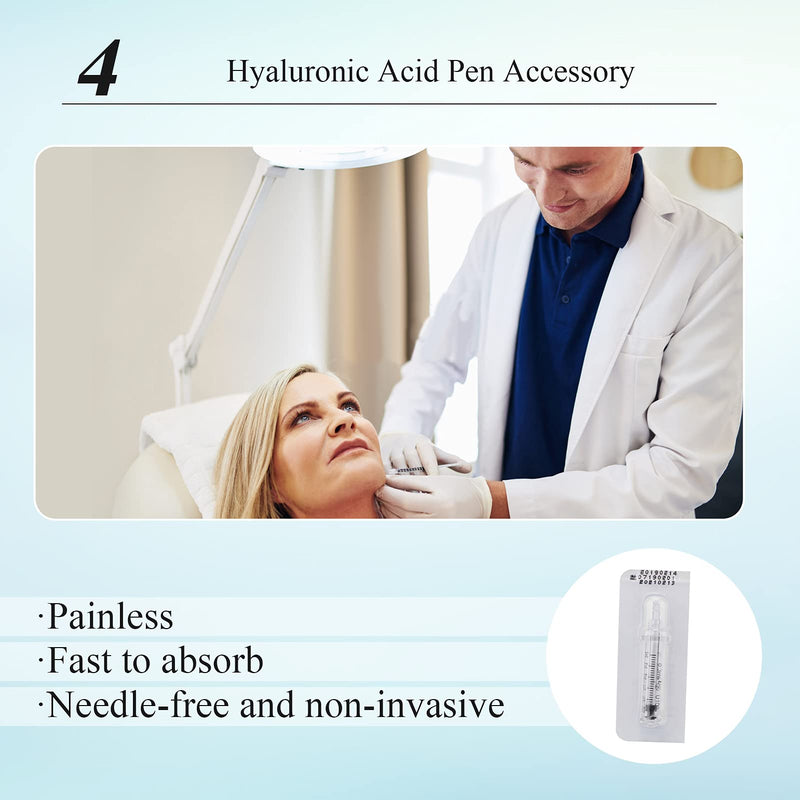 5pcs 0.3ml Ampoule Head, Hyaluronic Pen Accessory Ampoule Head Needle Head Massage Atomizer Beauty Machine Pen for Lifting Lip Anti Wrinkle Skin Care Tool - Restore Elastic Skin (1#) - NewNest Australia