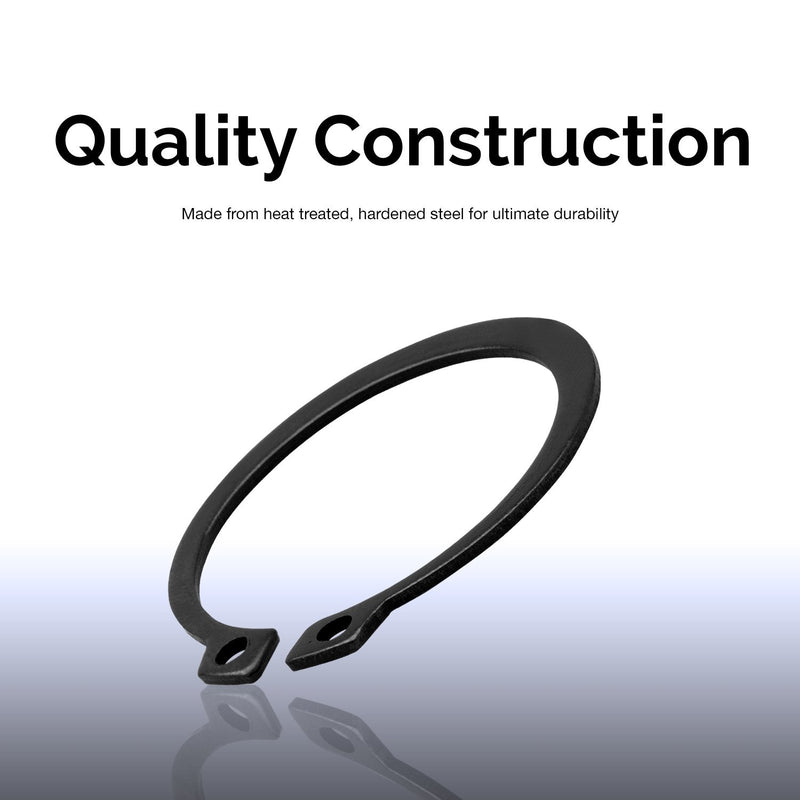 NEIKO 50458A Snap Ring Shop Assortment | 300 Piece Retaining Ring Set | 18 Sizes (1/8" - 1-1/4") | Heat-Treated Hardened Steel | Secure Parts on Grooved Shafts, Pins, Studs, etc. - NewNest Australia