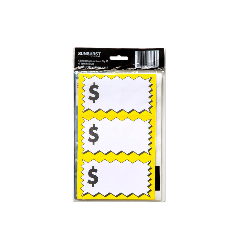 Sunburst Systems 7035 Priced Garage Sale Stickers, 1,000 Count Pre-Printed Labels, Pink - NewNest Australia