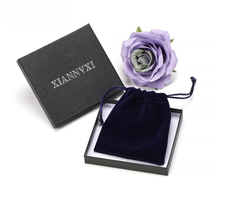 XIANNVXI 2.4" Large Amethyst Crystal Stone Polished Palm Healing Gemstone 0.7" Thick Pocket Worry Stone Crystal for Massage Reiki Stress Relief Balancing Meditation Accessories A - Amethyst - NewNest Australia
