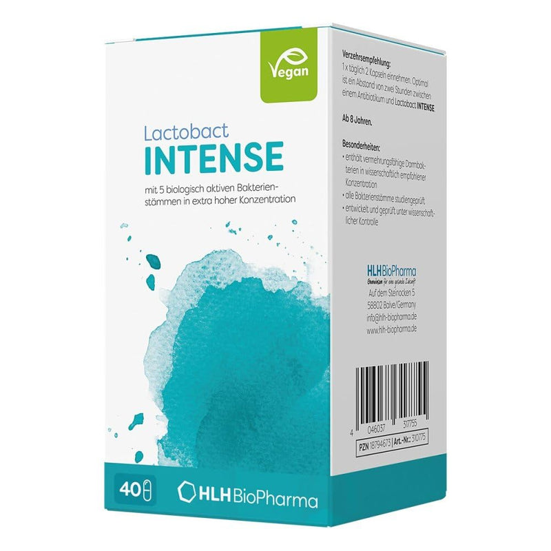 Lactobact Intense gastric juice-resistant capsules 40 pieces - NewNest Australia