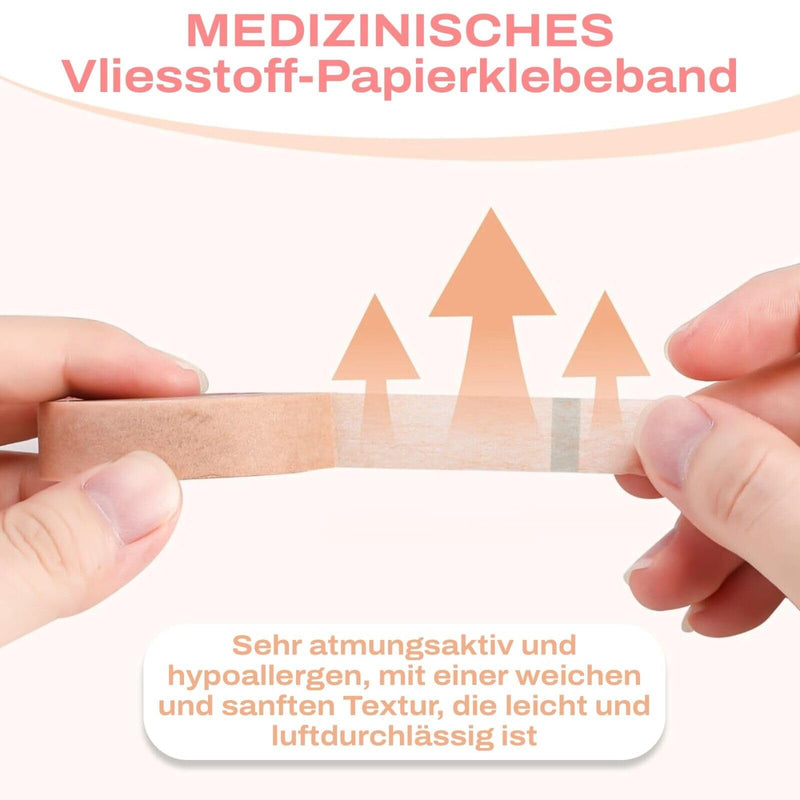 P-Beauty 3M Micropore non-woven plaster | medical tape | Tape, plaster | Hypoallergenic | Skin colors | for eyelash extensions and skin | Breathable, water-repellent (2.5cm x9.14m, 1 roll) 2.5cm - NewNest Australia