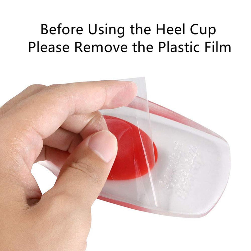 siismi 3 pairs of gel insoles, heel support, Achilles tendon heel, heel cup support pads for plantar fasciitis (women). - NewNest Australia