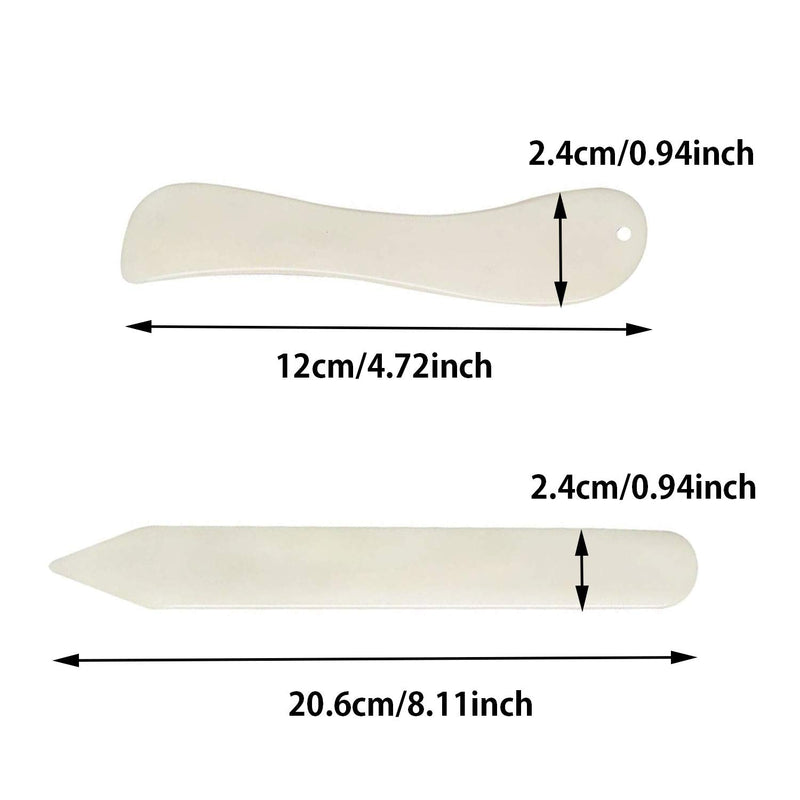 19 Pieces Bookbinding Kit Starter Tools Set Bone Folder Paper Creaser, Waxed Thread, Awl, Large-Eye Needles for DIY Bookbinding Crafts and Sewing Supplies - NewNest Australia