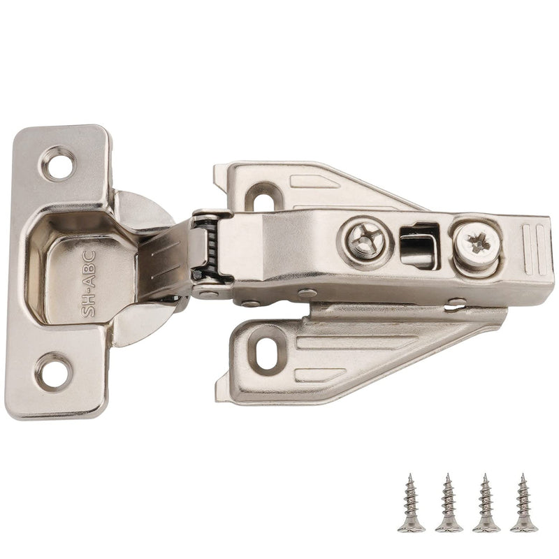 DecoBasics 1/2" Overlay Soft Close Cabinet Hinges for Kitchen Cabinets (2 PCS)- 105° Face Frame Concealed Cabinet Door Hinge -3 Way Adjustability -Clip on Plate & Matching Screw 4 Easy Installation 2 - NewNest Australia